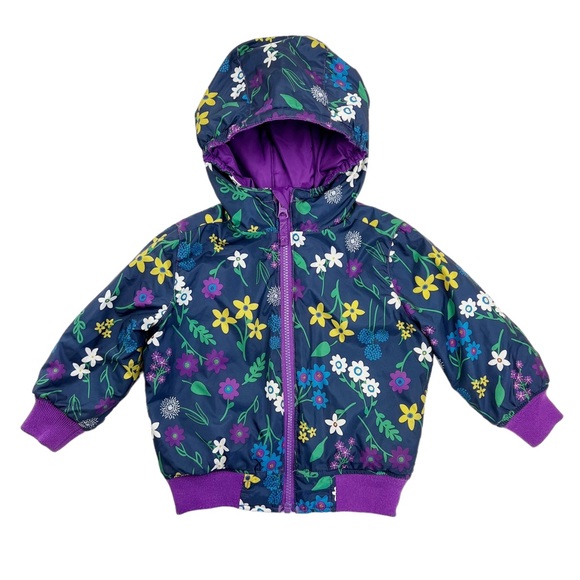 Lands’ End Reversible Puffer Jacket - Picture 2 of 8